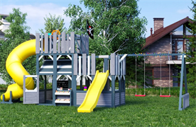 Детская игровая площадка Савушка PlayHouse-6 с домиком