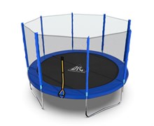 Батут DFC Trampoline Fitness с сеткой 12ft Синий