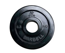 Диск обрезиненный DFC 0,5 кг / диаметр 31 мм