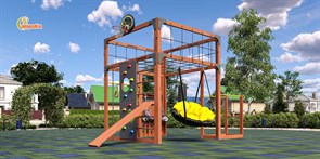 Детская площадка Савушка КУБ-1 (Махагон)