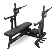 Скамья для жима пауэрлифтерская с механизмом подъёма штанги BRONZE GYM PARTNER AL-321