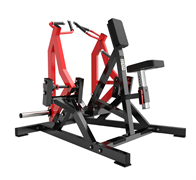 Наклонная гребная тяга на свободных весах Protrain PP106 (черно-красный)