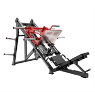 Жим ногами под углом 45 градусов на свободных весах Protrain PP191 (полностью черный)