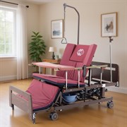 Кровать электрическая Med-Mos DB-11А (ЛДСП венге) с регулировкой высоты ложемента