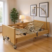 Кровать электрическая Med-Mos YG-1 (ЛДСП светлое дерево) ширина ложемента 120 см