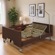 Кровать электрическая Med-Mos YG-1 (ЛДСП коричневый) ширина ложемента 140 см