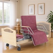 Кровать электрическая MED-MOS DB-2B с поворотным креслом в левую сторону (светлое дерево)