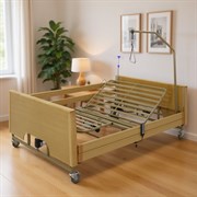 Кровать электрическая Med-Mos YG-1 (ЛДСП светлое дерево) ширина ложемента 140 см