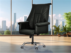 Офисное массажное кресло EGO President Антрацит