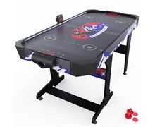 Игровой стол – аэрохоккей с подсветкой DFC Championship 53" 135 х 65 см, складной, черный
