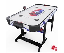 Игровой стол – аэрохоккей с подсветкой DFC Championship 53" 135 х 65 см, складной, белый
