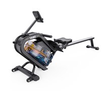 Водный гребной тренажер DFC YAMO до 136 кг, с наклонным баком