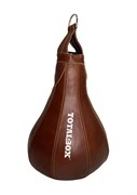 Груша боксерская набивная Капля большая TOTALBOX кожа коричневый
