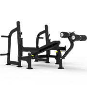 Impulse ITF8204+ITF8202OPT олимпийская скамья с отрицательным наклоном для жима со страховочными
