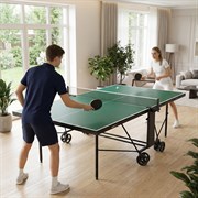 Теннисный стол UNIX Line для помещений компактный / Compact indoor 18 мм MDF зеленый