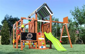 Детская площадка Савушка Тусун 12 с салатовой горкой