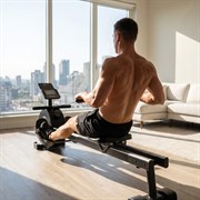Гребной тренажер UNIX Fit механическая нагрузка / Techno Rower 360