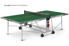 Стол теннисный Start Line Compact-2 LX Всепогодный Зелёный NEW