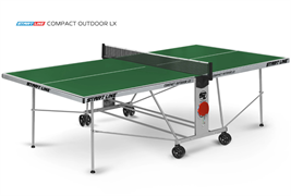 Стол теннисный Start Line Compact-2 LX Всепогодный 6 Зеленый