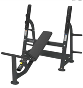 Скамья для жима наклонная профессиональная BRONZE GYM BR-1014