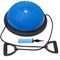 BOSU011-2 Полусфера BOSU гимнастическая, 46см., (синяя) в комплекте с эспандером и насосом (B31645) - фото 22006