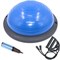 BOSU022-7 Полусфера BOSU гимнастическая, 46см., (синяя) в комплекте с эспандером и насосом (B31649) - фото 22009