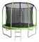 БАТУТ BONDY SPORT 12FT с сеткой и лестницей (зеленый) - фото 34536