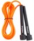 Скакалка IN22-JR100, ПВХ, оранжевый/черный, 2,8 м - фото 40056