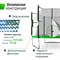 Батут UNIX Line Simple 10 ft Green (inside) - фото 55913
