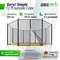 Батут UNIX Line Simple 12 ft (366 см) с внешней защитной сеткой, цветной - фото 56152
