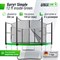 Батут UNIX Line Simple 12 ft (366 см) с внутренней защитной сеткой, зеленый - фото 56178