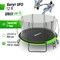 Батут UNIX Line 12 ft UFO Green - фото 56303