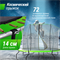 Батут UNIX Line 12 ft UFO Green - фото 56306