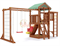 Детская площадка Савушка Мастер 4 (Махагон) Plus (горка 3 метра) - фото 58332