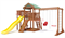 Детская площадка Савушка Мастер 4 (Махагон) Plus (горка 3 метра) - фото 58333