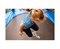 Батут с защитной сеткой DFC JUMP4FUN 6 ft синий с лестницей - фото 59596