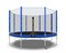 Батут DFC Trampoline Fitness с сеткой 12ft Синий - фото 59754