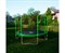 Батут DFC Trampoline Fitness с сеткой 12ft Светло-зелёный - фото 59766