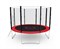 Батут с сеткой DFC PELPO 12ft с лестницей, RED - фото 59787