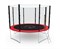 Батут с сеткой DFC PELPO 12ft с лестницей, RED - фото 59788
