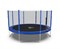 Батут DFC Trampoline Fitness с сеткой 14ft Синий - фото 59812