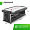 Игровой стол UNIX Line Трансформер 4 в 1 (204х112 cм) Black - фото 60894