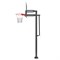 Баскетбольная стойка стационарная UNIX Line B-Stand-PC 54"x32" (140 х 80 см) R45 H230-305 см - фото 62024