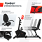 Горизонтальный велотренажер UNIX Fit BR-340 компактный / Compact - фото 69415