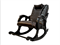 Массажное кресло качалка EGO WAVE Шоколад - фото 81143