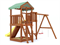 Детская площадка Савушка Мастер 1 (Махагон) Плюс (горка 3 метра) - фото 88216