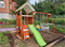 Детская площадка Савушка Тусун 11 с салатовой горкой - фото 88598