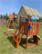 Детская площадка Савушка Тусун 11 с салатовой горкой - фото 88625
