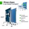 Профессиональный теннисный стол UNIX Line 25 мм MDF синий - фото 93862