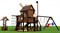 Детская площадка Markvel Мельница Marvill 2 + игровой колодец Reverso - фото 94401